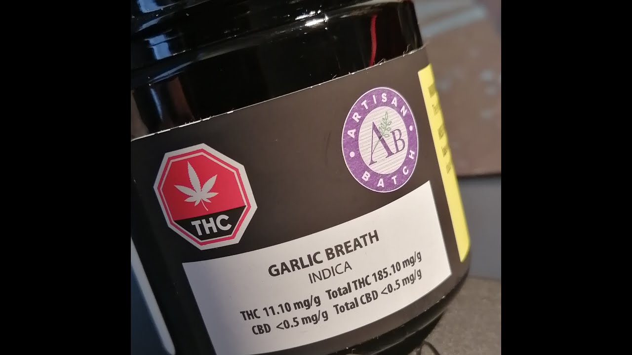 SQDC Weed Review #322 Garlic Breath Artisan Batch
