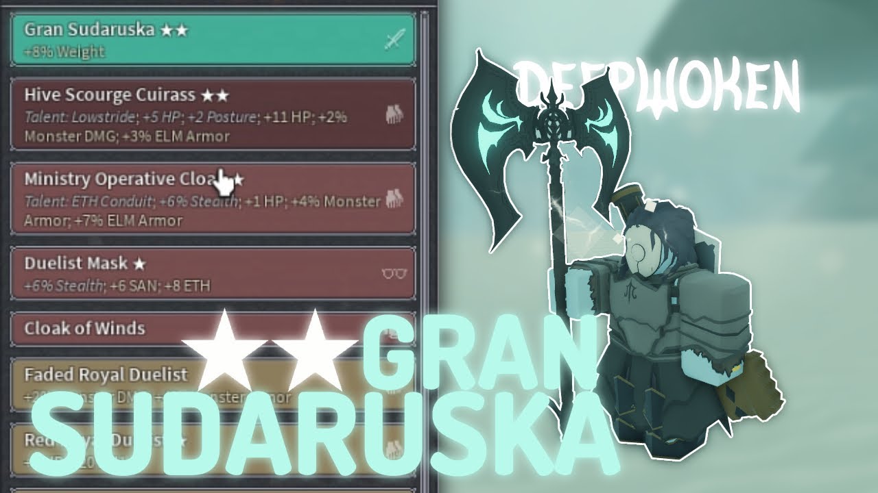 2* Gran Sudaruska CRYPT OF THE UNBROKEN (DEEPWOKEN)