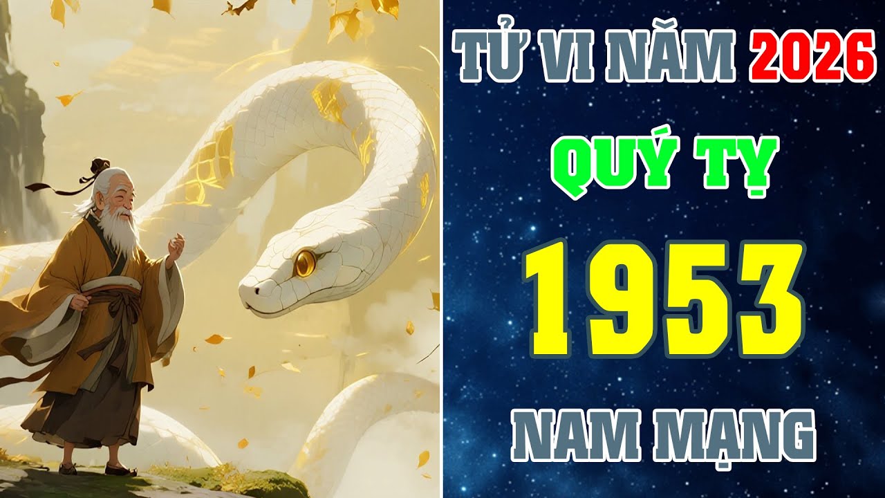 Tử Vi Quý Tỵ 1953 Nam Mạng Năm 2026: An Nhiên Mà Sống, Cát Khí Quy Tụ.