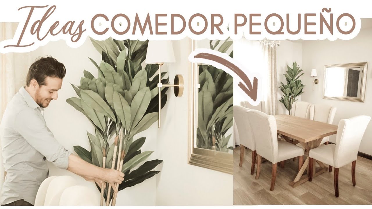 💓COMO RENOVAR Y DECORAR UN COMEDOR PEQUEÑO + MONTAJE DE MESA  FÁCIL Y ELEGANTE SAN VALENTÍN 2024