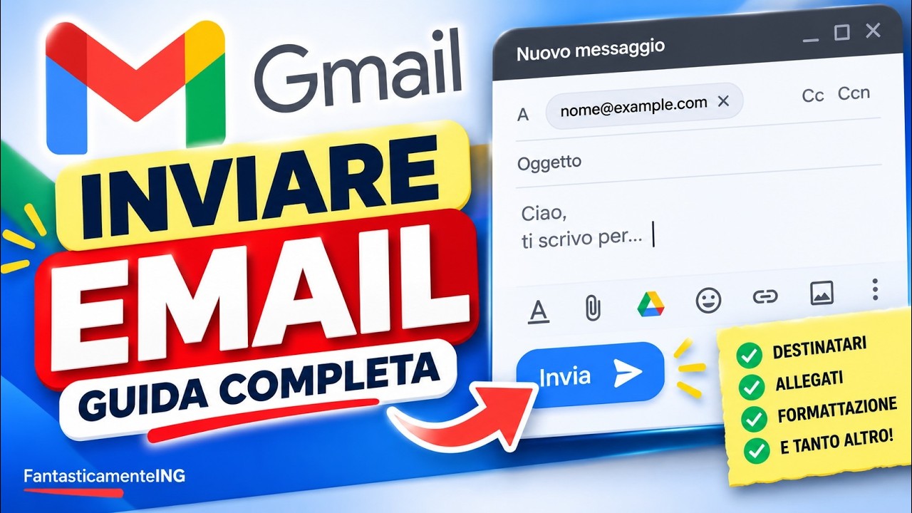GMAIL tutorial: inviare messaggi con Gmail di Google