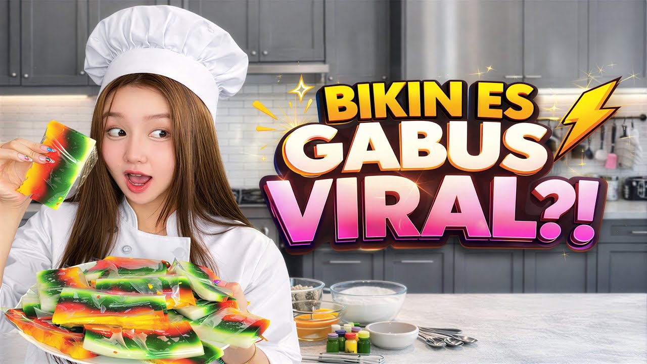 ES GABUS VIRAL, DIKIRA GABUS BENERAN?! KITA COBA BIKIN !!