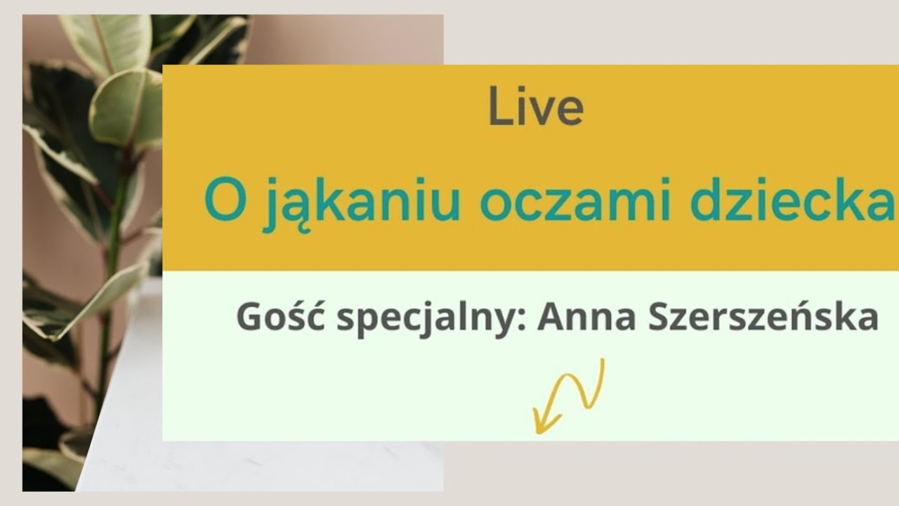 Jąkanie oczami dziecka. Live