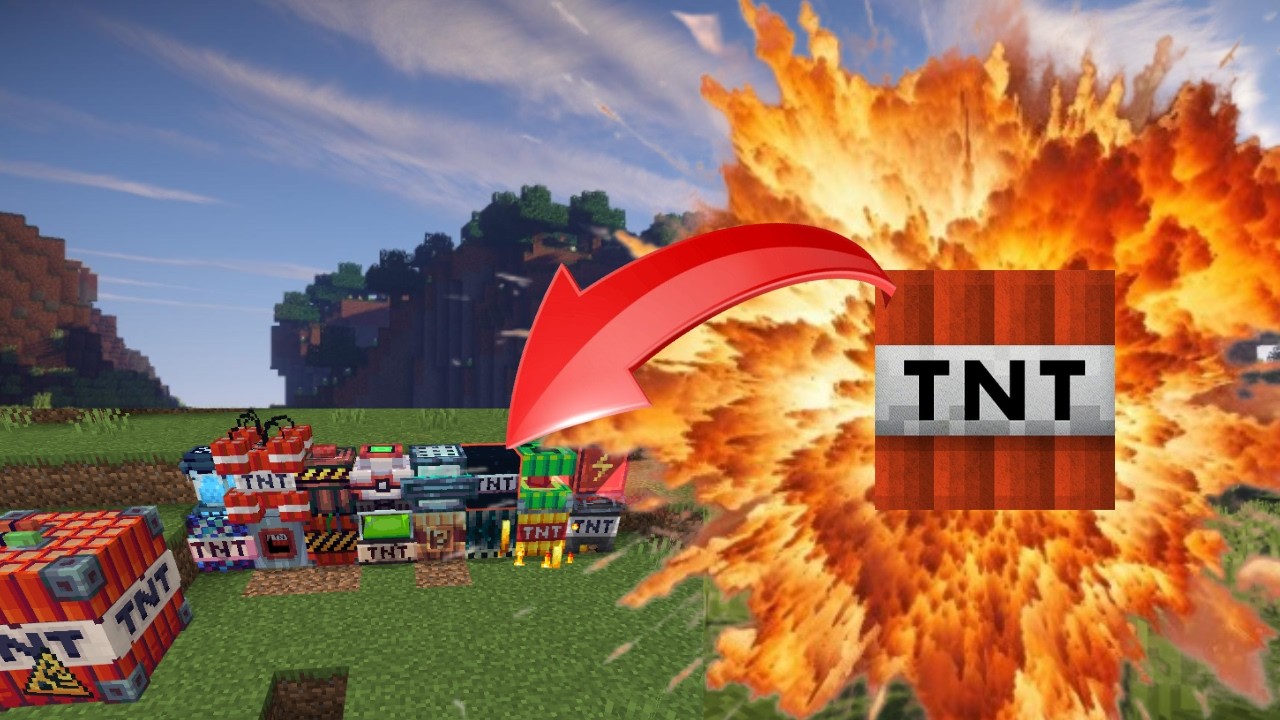 Minecraft Bedrock More TNT Addon