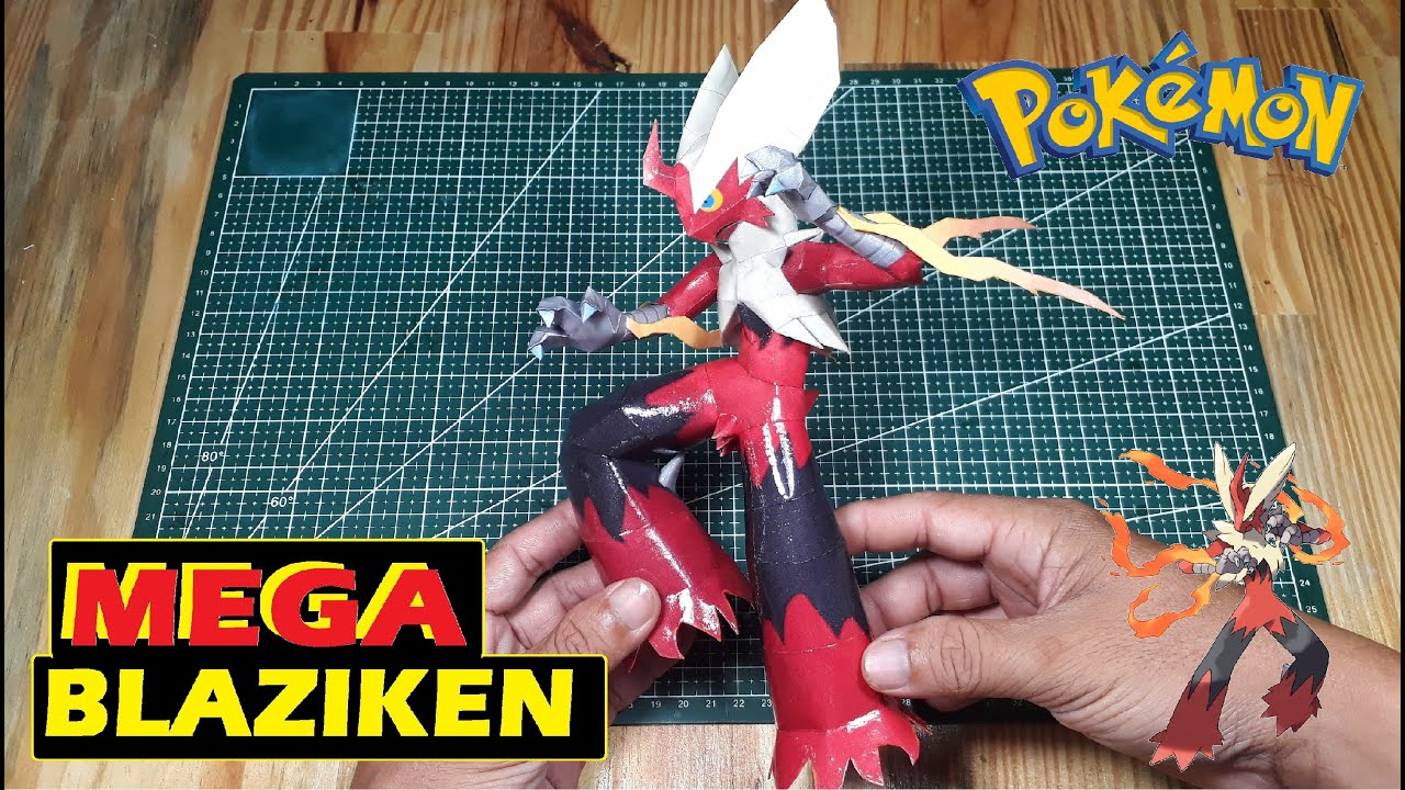 MEGA Blaziken  | Pokemon PaperCraft | modelo de papel | 종이 모델 | 紙モデル