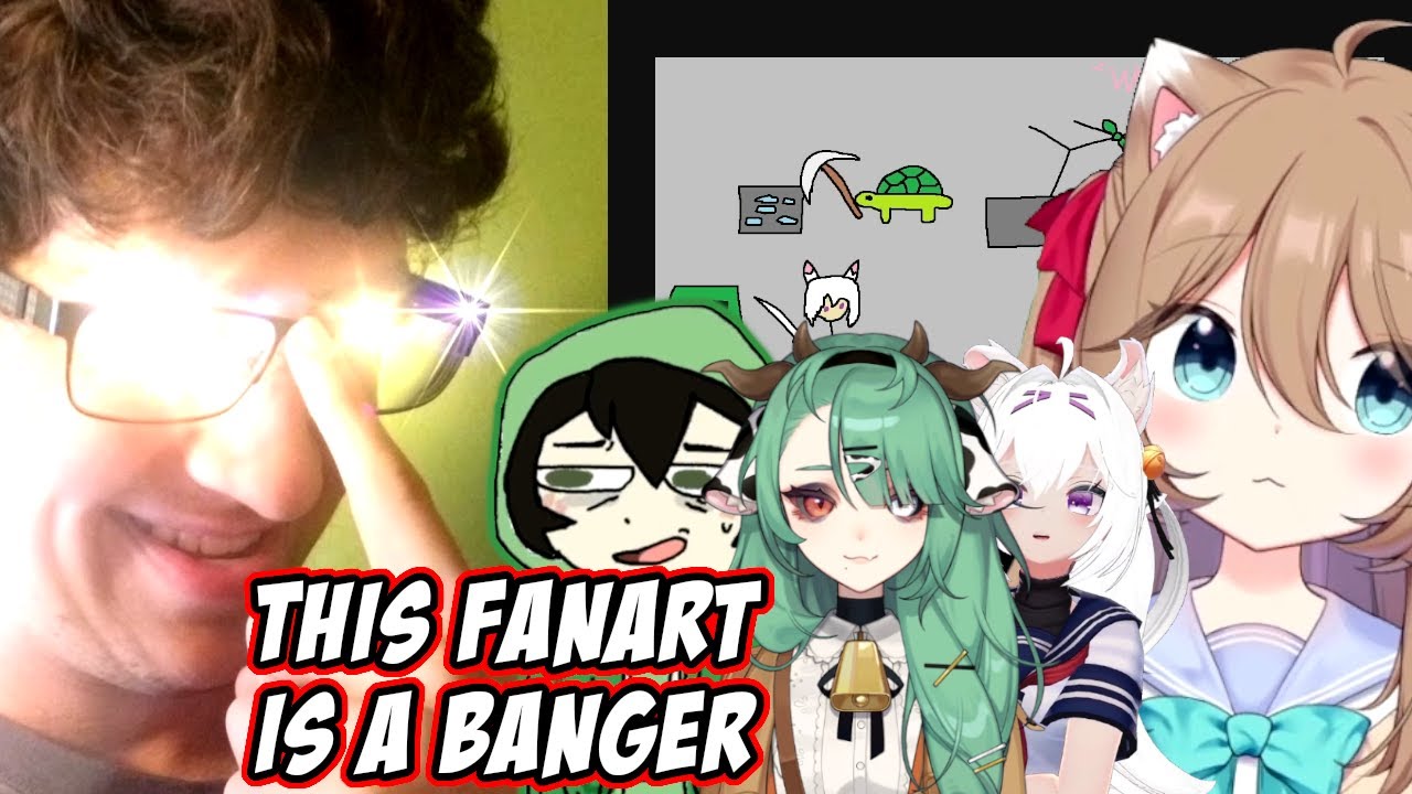 Magic The Noah Draws Fanart | HC Minecraft With Neuro, Vedal, Filian & Crelly