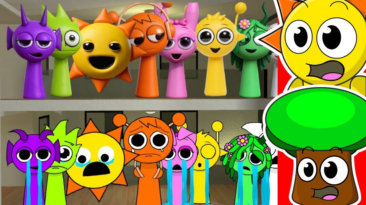 4K SPRUNKI CHAOS in the GMOD HOTEL!