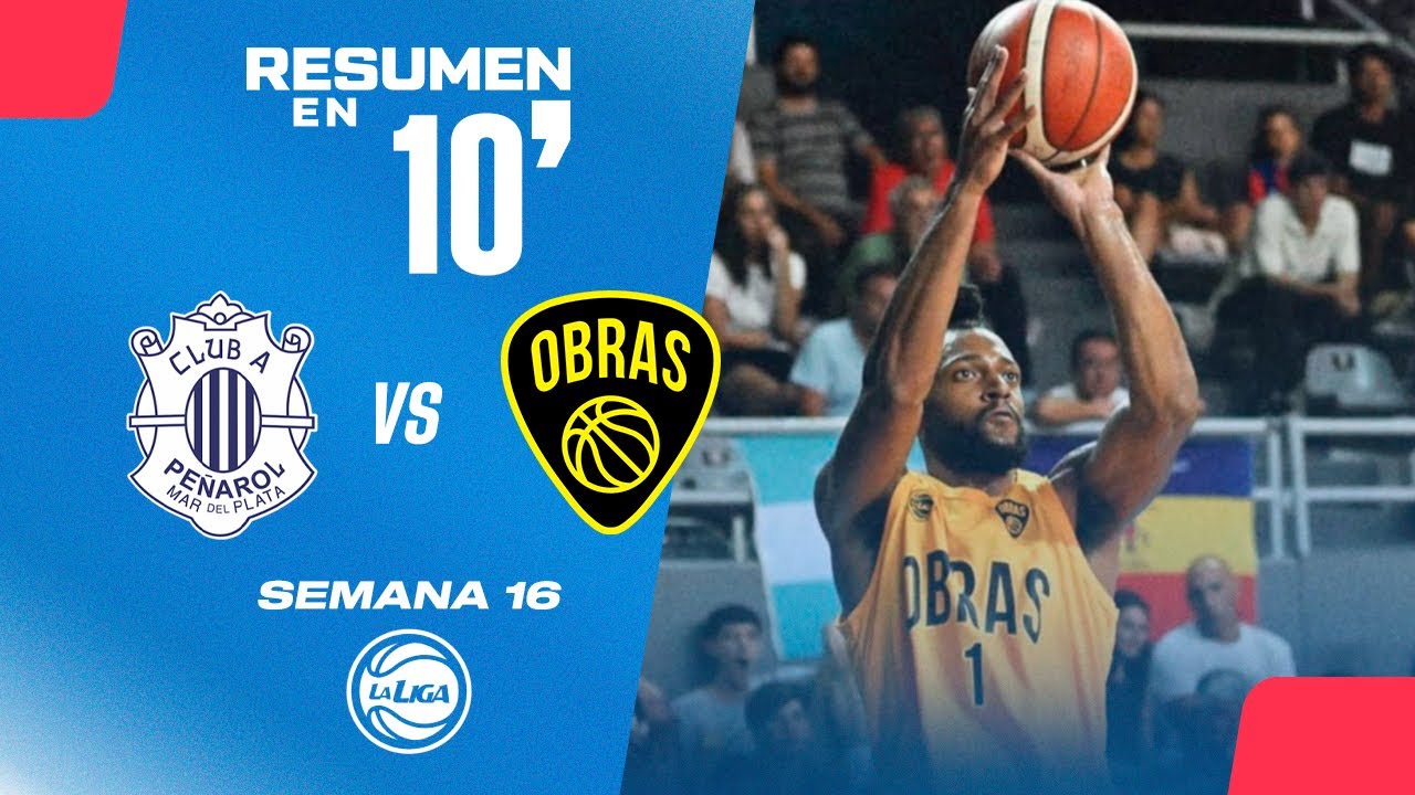 🏀Resumen en 10': Peñarol vs Obras - La Liga Nacional Argentina 2025-26