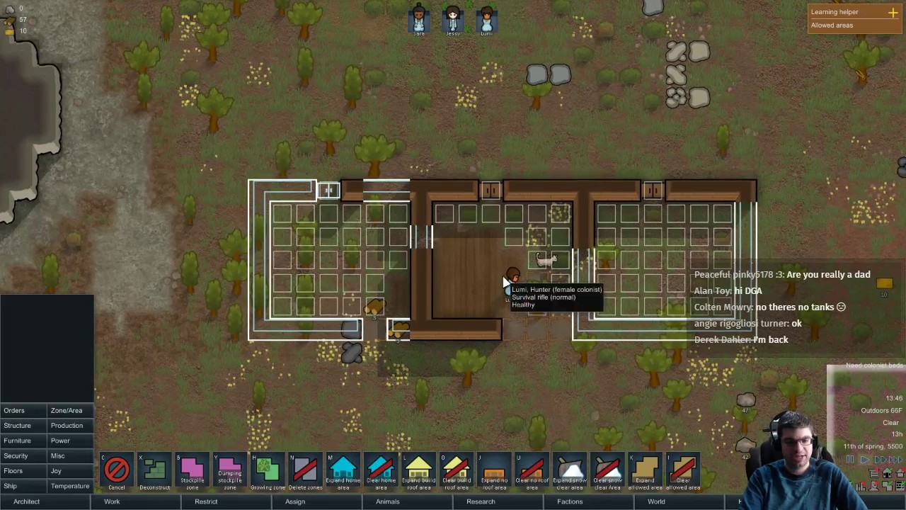 DGA Live-streams: RimWorld (Ep. 9 - Gameplay / Let's Play)
