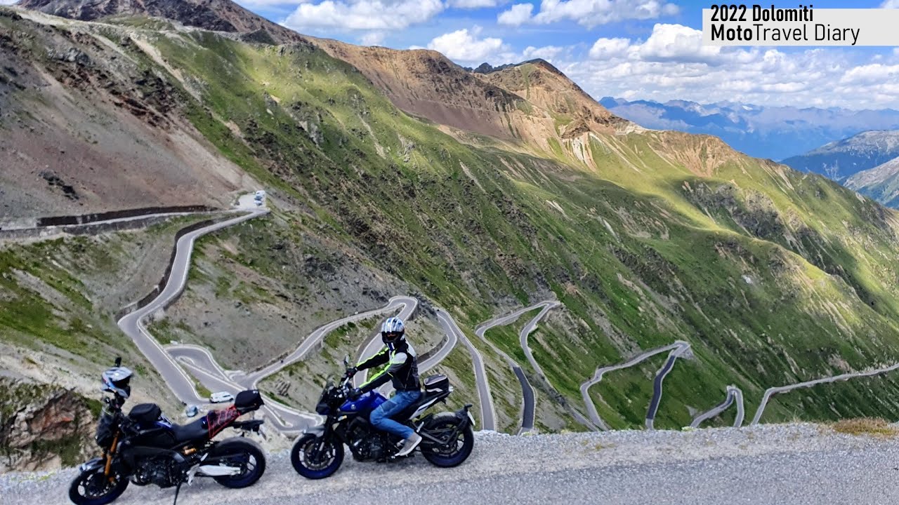 To już koniec, dalej wjechać się nie da Stelvio motocyklem z FabiqMoto Vlog 22.59