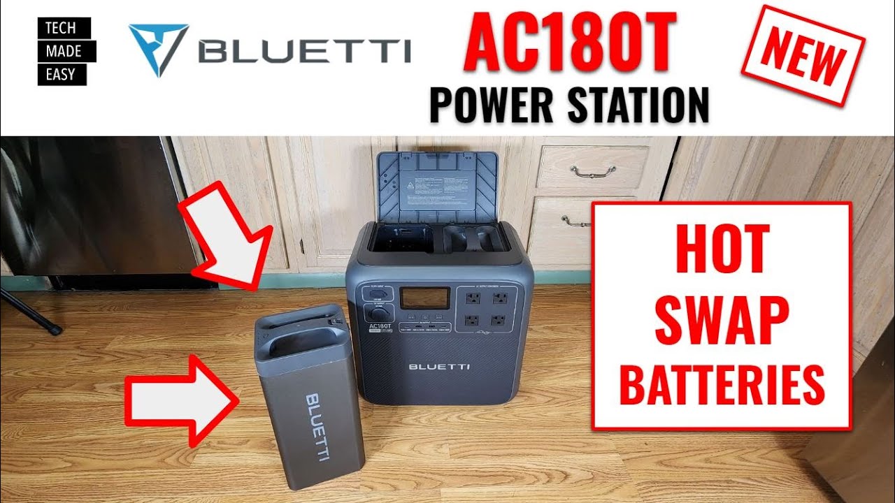 Электростанция Bluetti AC180T с возможностью горячей замены