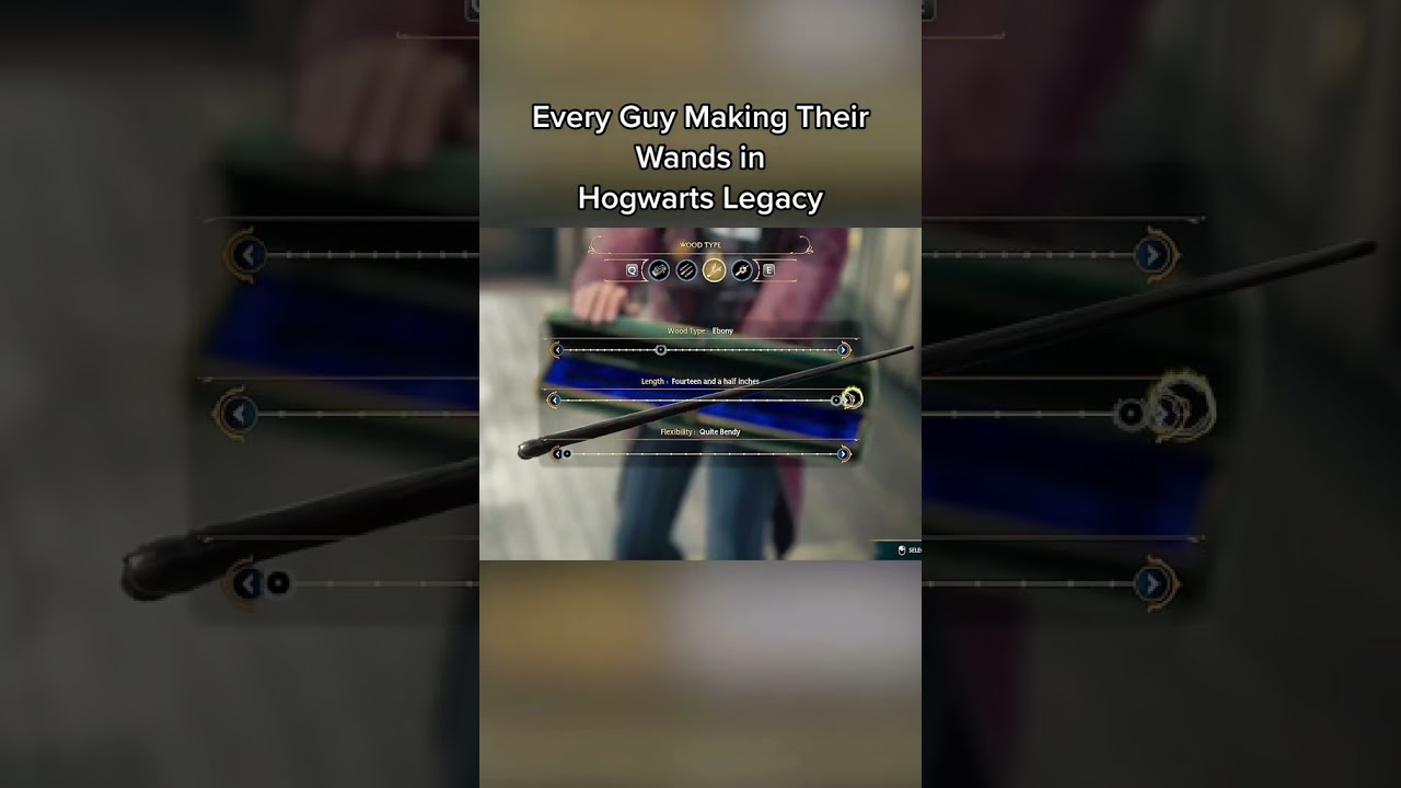 Every Guy Making Their WAND in Hogwarts Legacy! 😂