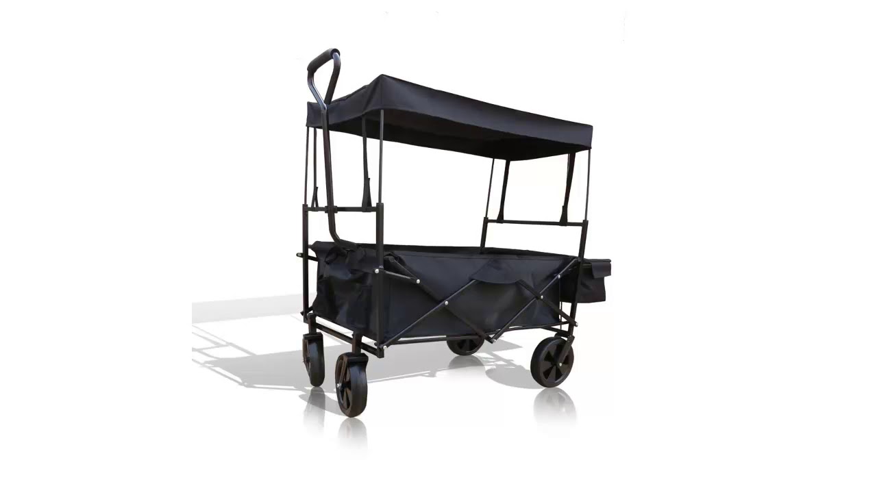 🐉 OSKAR Bollerwagen Faltbarer Strandwagen Handwagen 🐉