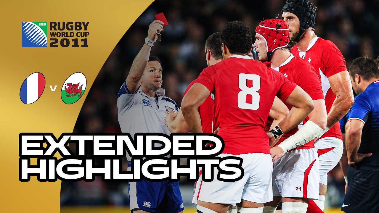 Wales see RED in Auckland 🔴 | France v Wales | Rugby World Cup 2011 | Extended Highlights