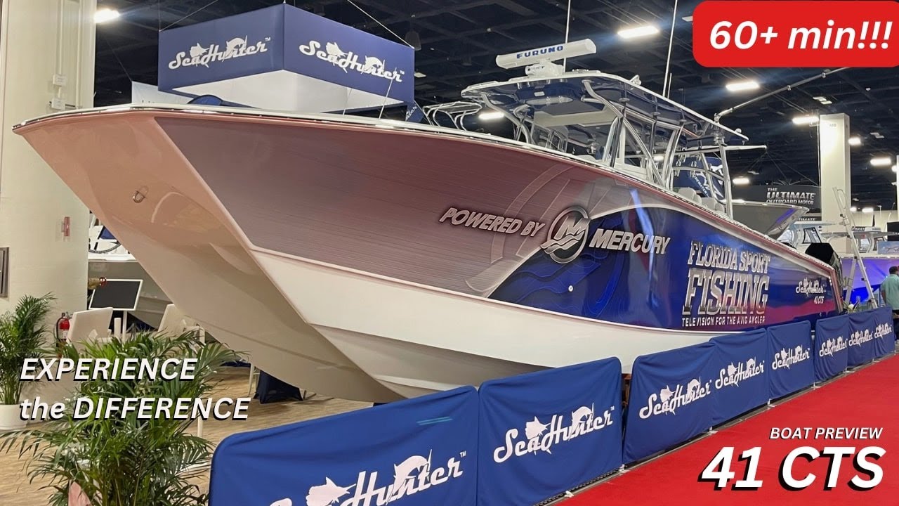 Seahunter 41 cts | 41 cts 2024 | catamaran | 41t cat |sea hunter catamaran 41| FloridaSportFishingTV
