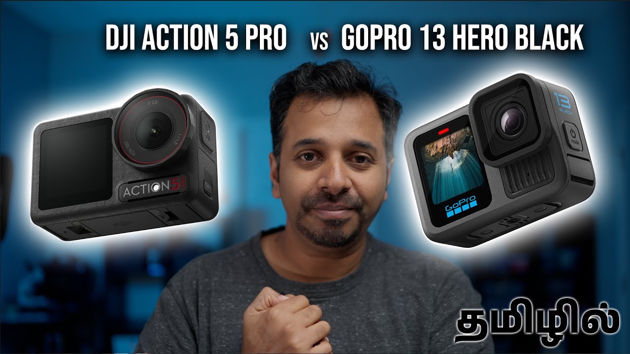 DJI Action 5 Pro Vs GoPro 13 Hero Black | தமிழ் | Learn photography in Tamil