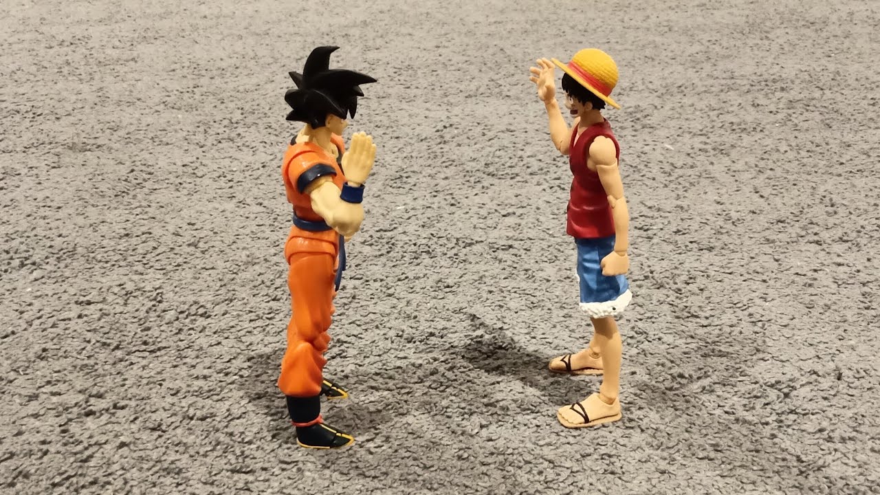 Goku meets Luffy 