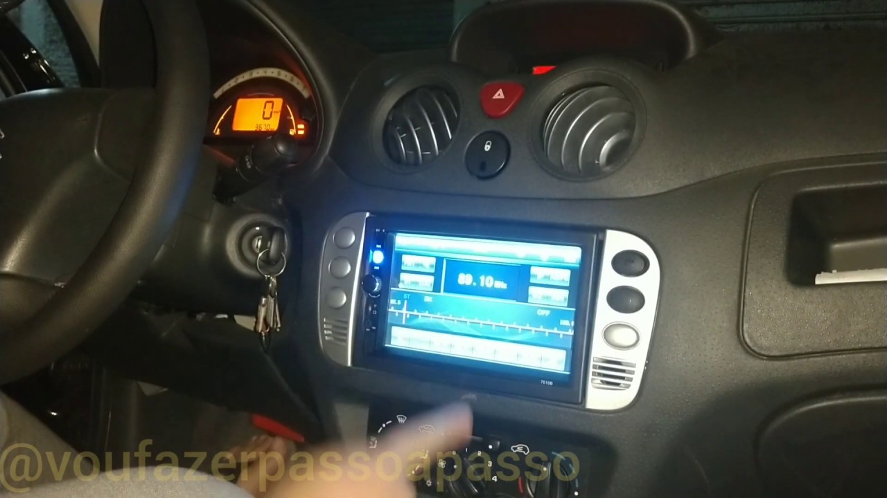 Instalação multimídia MP5, som Citroen C3 2011 passo a passo.