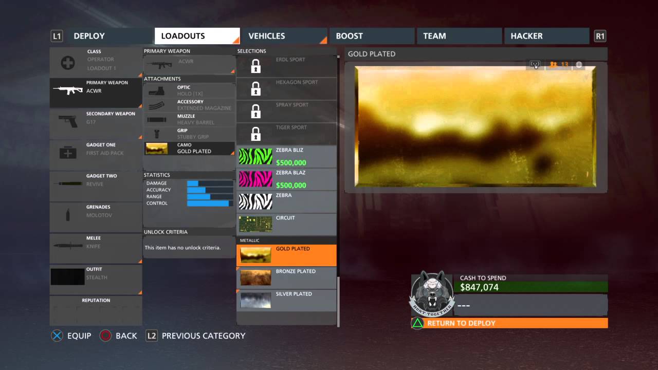 Battlefield Hardline Acwr weapon guide + tips and tricks