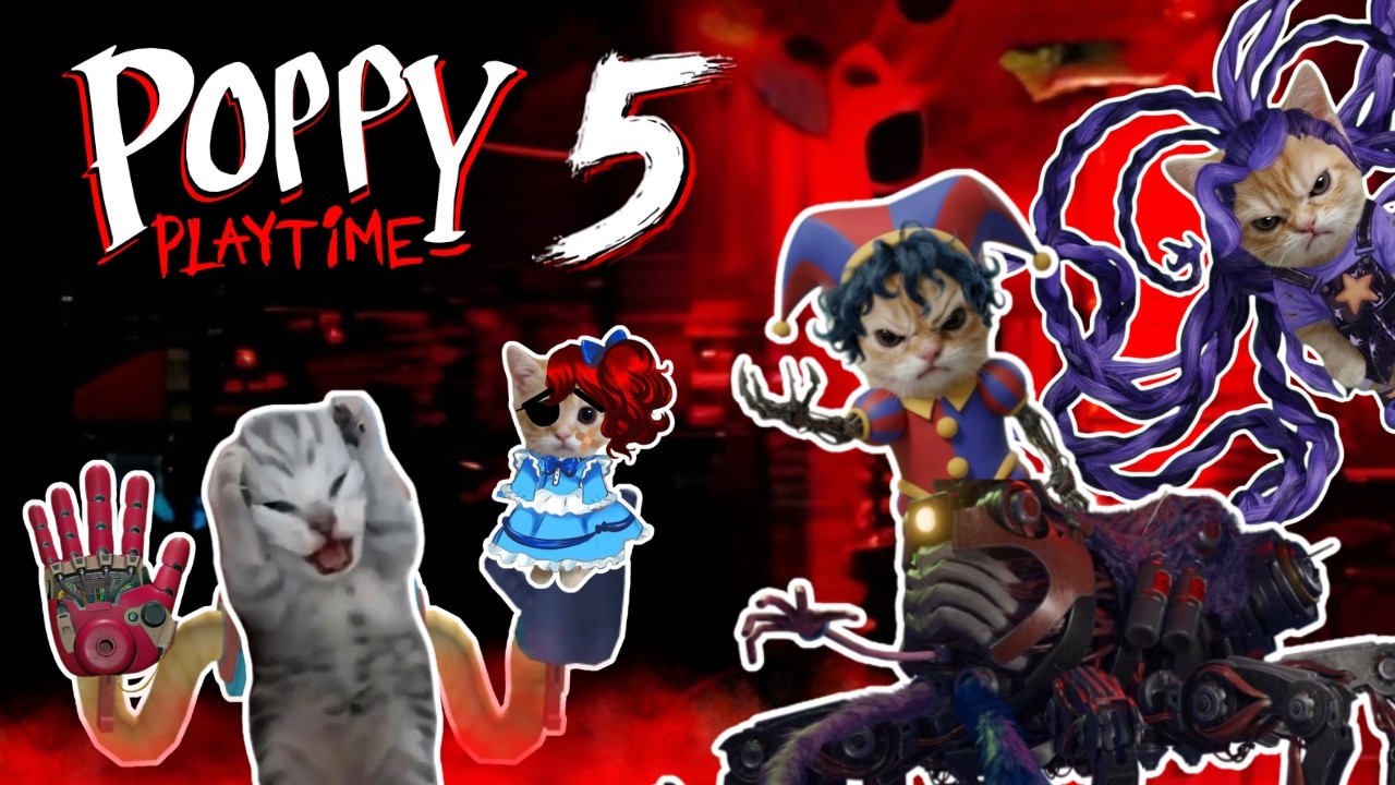 POPPY PLAYTIME, cap&iacute;tulo 5 (resumen con memes de gatos)