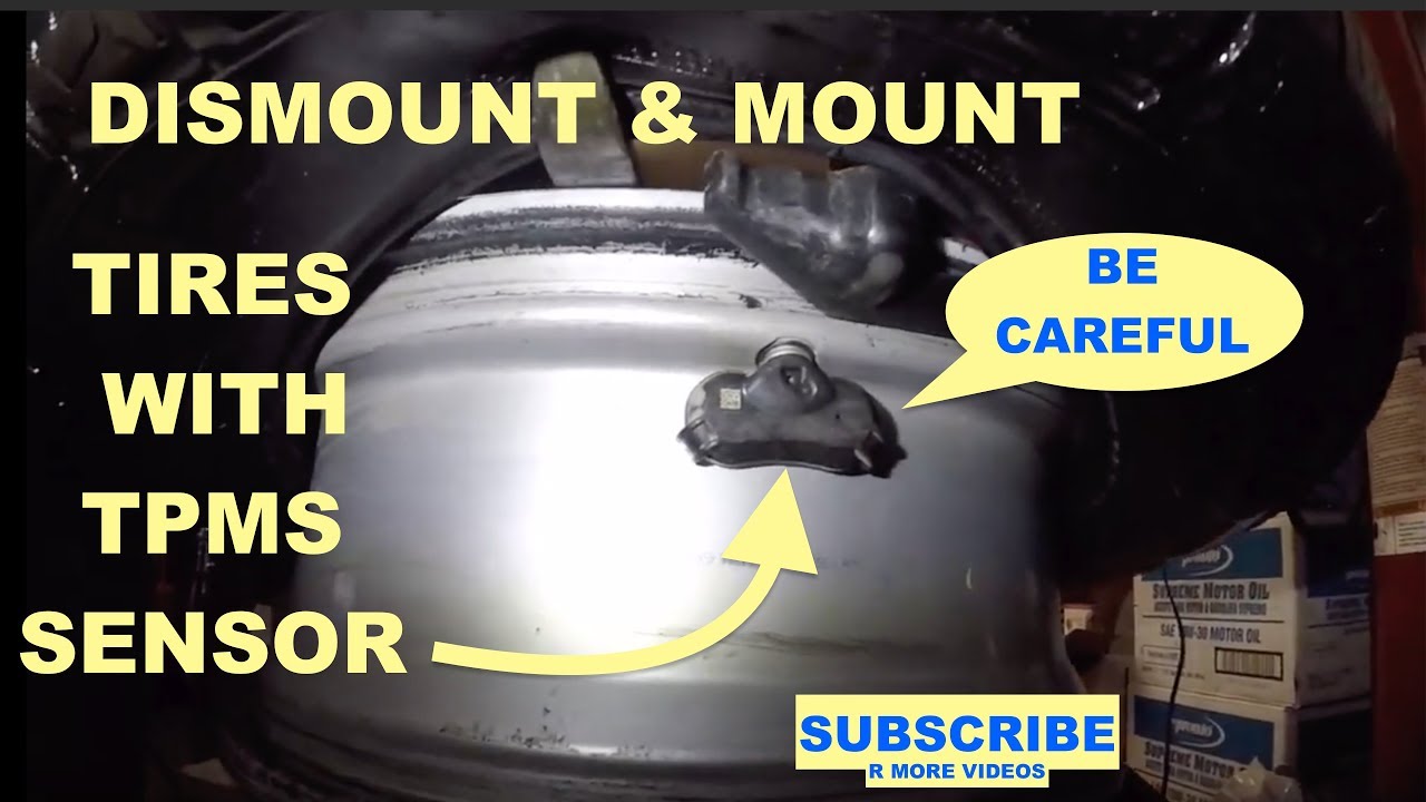 How to propperly Dismount & Mount tires with TPMS sensor