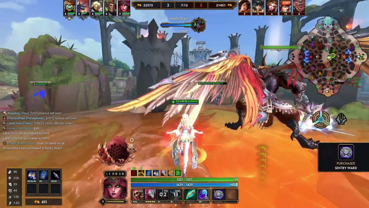 Persephone in Smite: Epic Ranked Gameplay - Journey to Masters #1