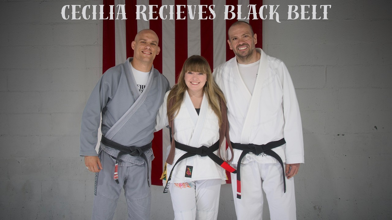 Cecilia Receives Black Belt