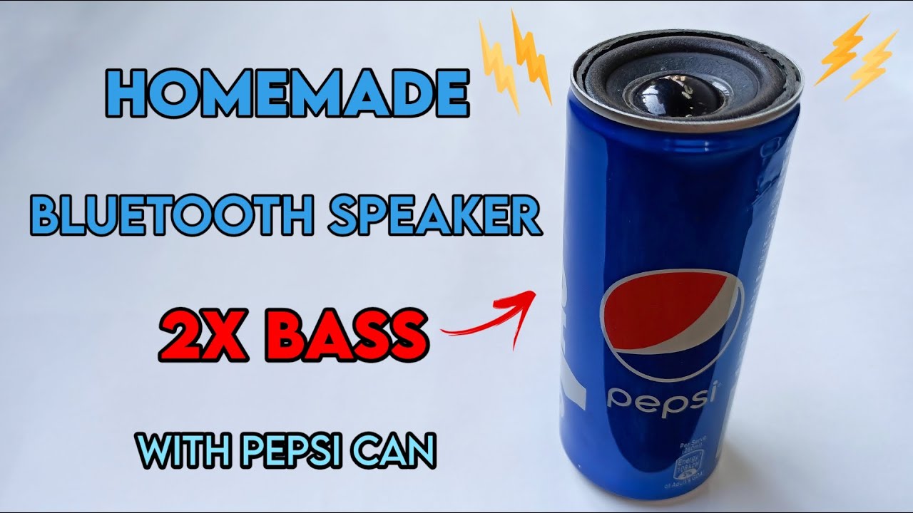 Pepsi bluetooth speaker | how to make bluetooth speaker with Pepsi can