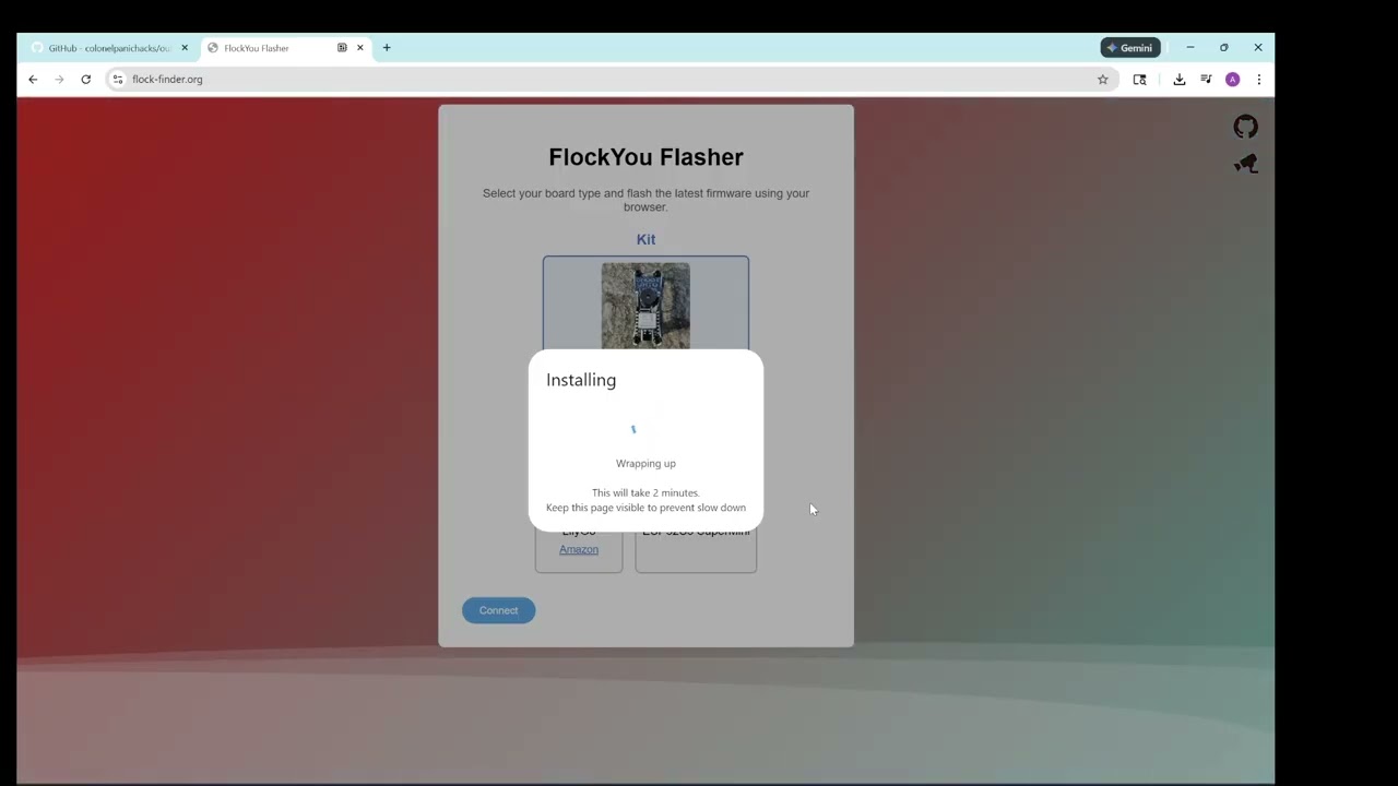 Flock-You Web Flasher Walkthrough