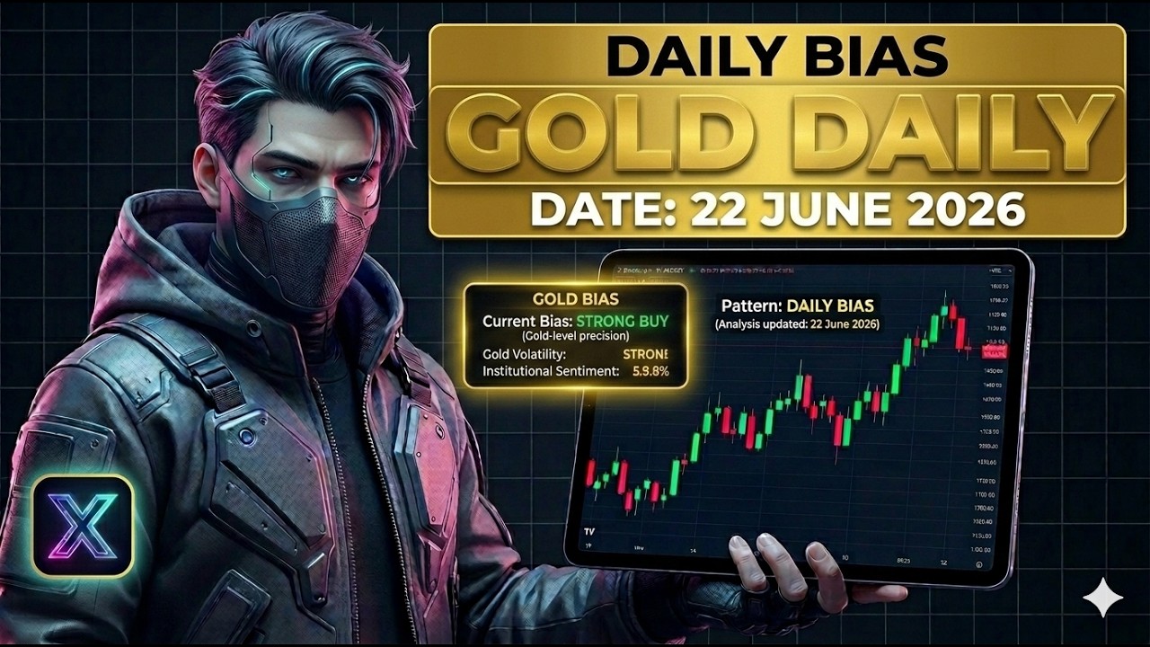 GOLD BIAS TODAY (22 June 2026) | XAUUSD Analysis & Gold Price Prediction |