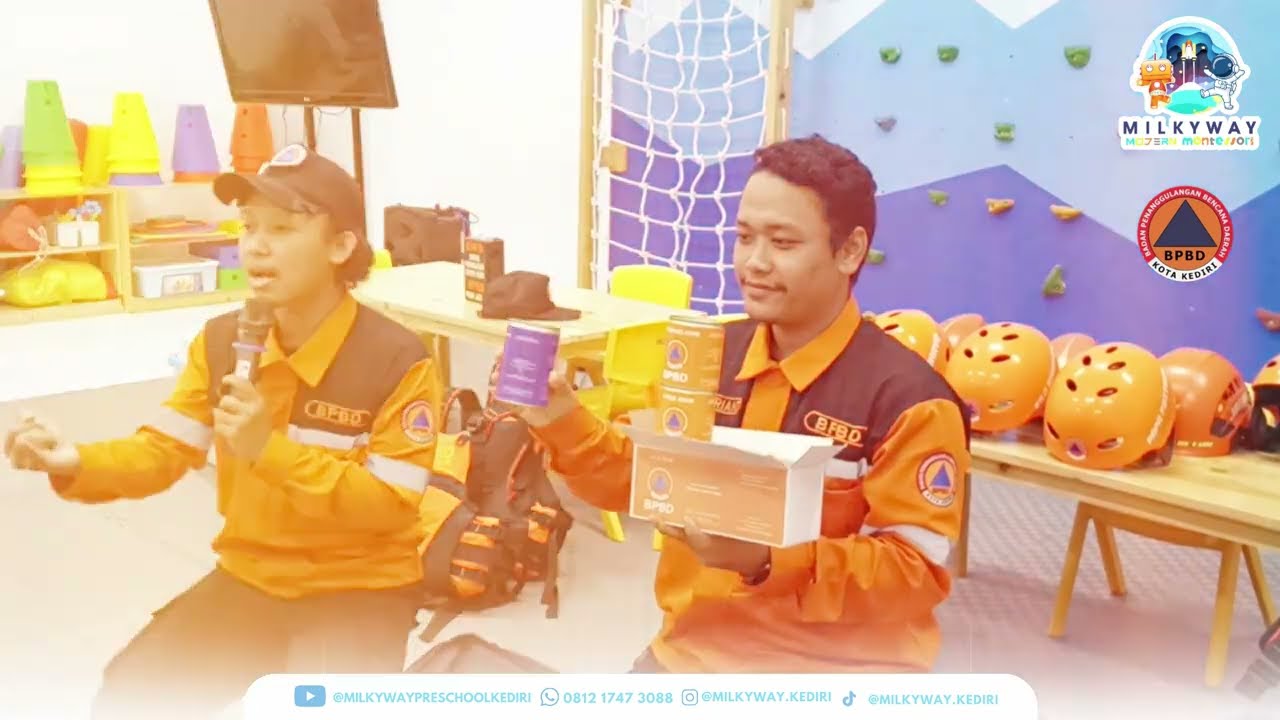 Guru Tamu Profesional - BPBD Kota Kediri - 2026 | Milkyway Modern Montessori Kediri