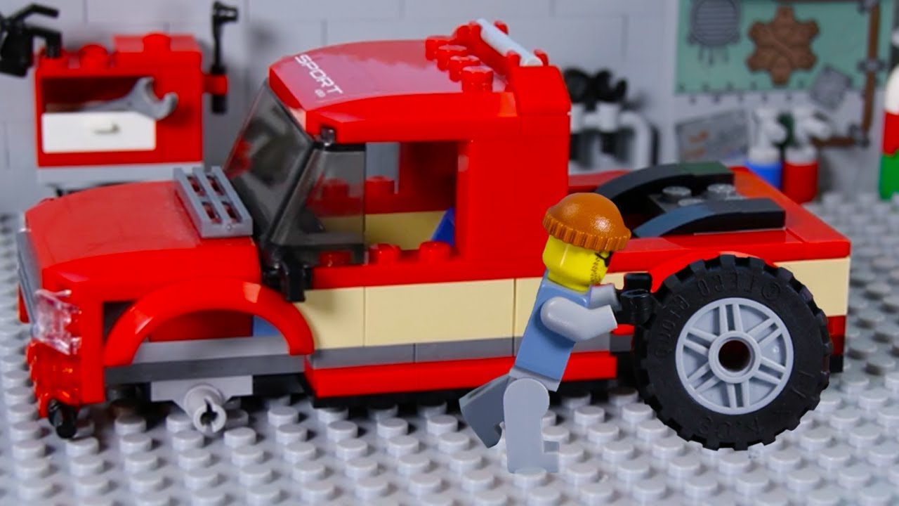 LEGO City Vehicle Building STOP MOTION LEGO City Truck Prison Break | LEGO City | By Billy Bricks
