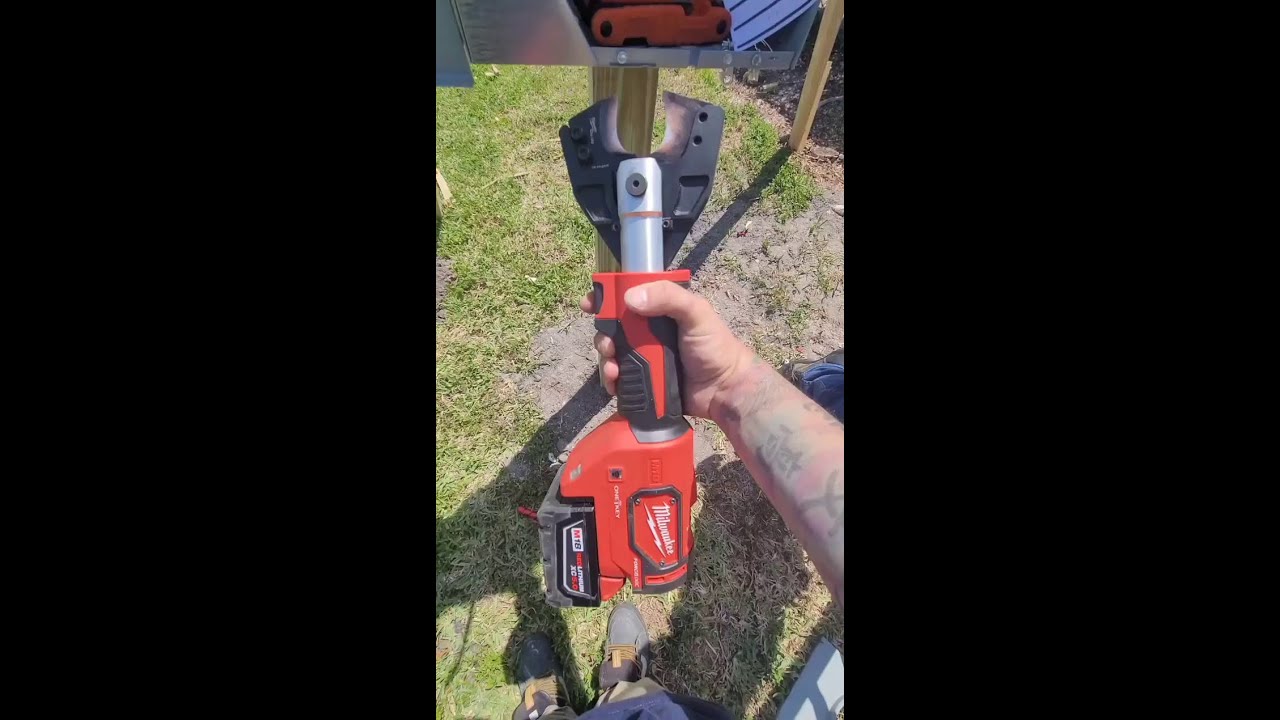 The Fastest Installation-Ready Cuts. The M18&trade; FORCE LOGIC&trade; Cable Cutter. 📽@thecarplumbtrician.
