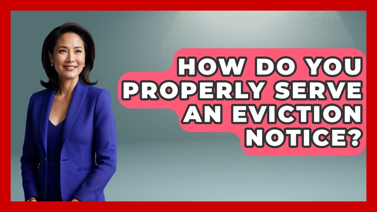 How Do You Properly Serve An Eviction Notice? - Home Investing Experts