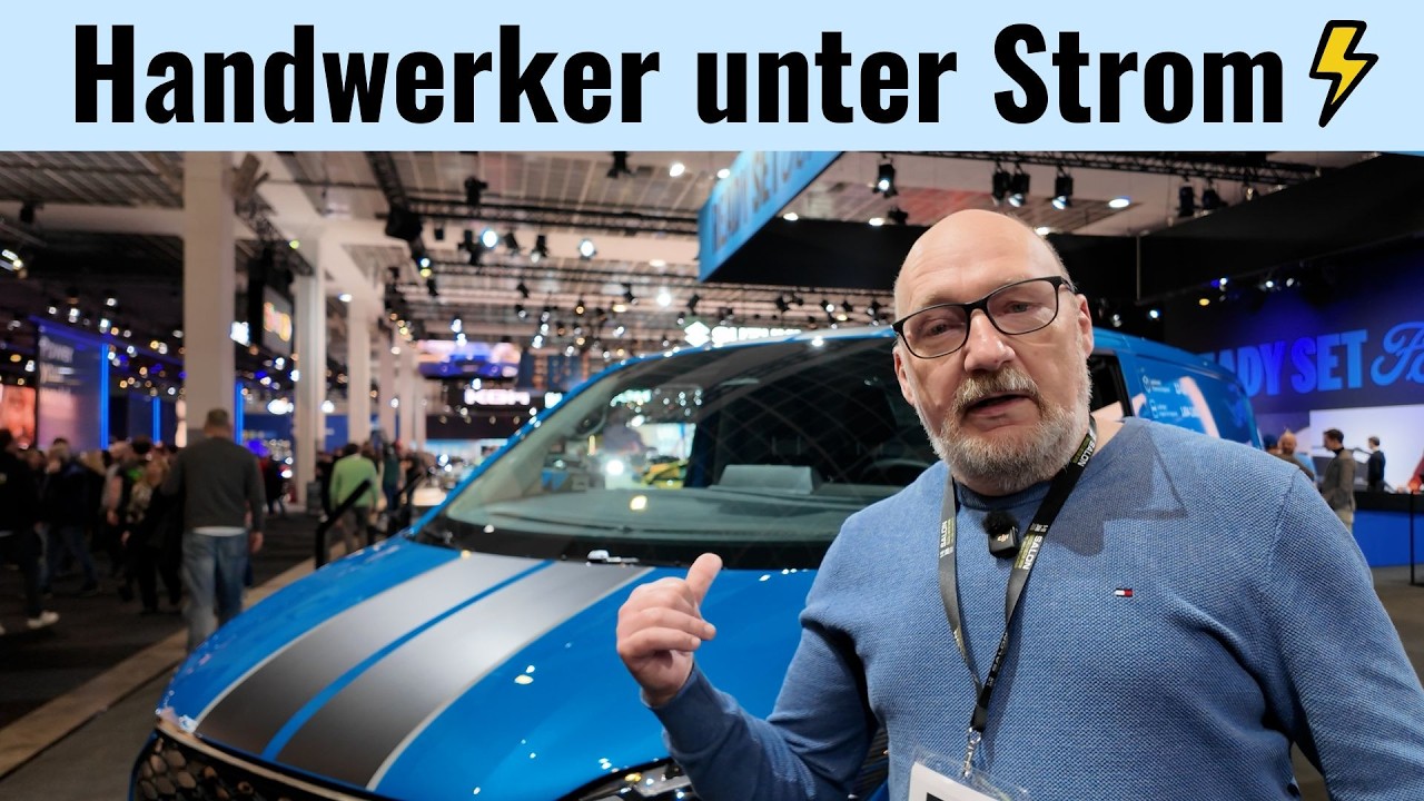 Elektro-Transporter f&uuml;r die Stadt - Ford Transit Custom kurz besichtigt