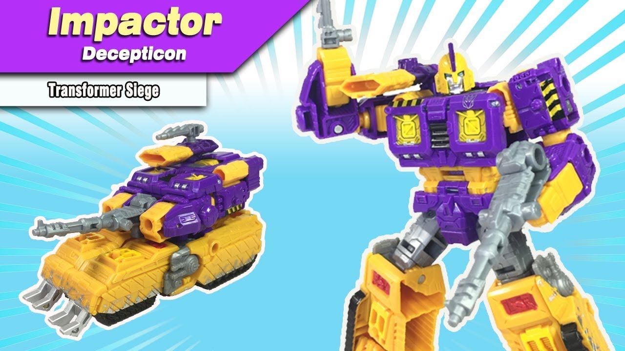 Transformer Siege Deluxe Class Decepticon Impactor Review