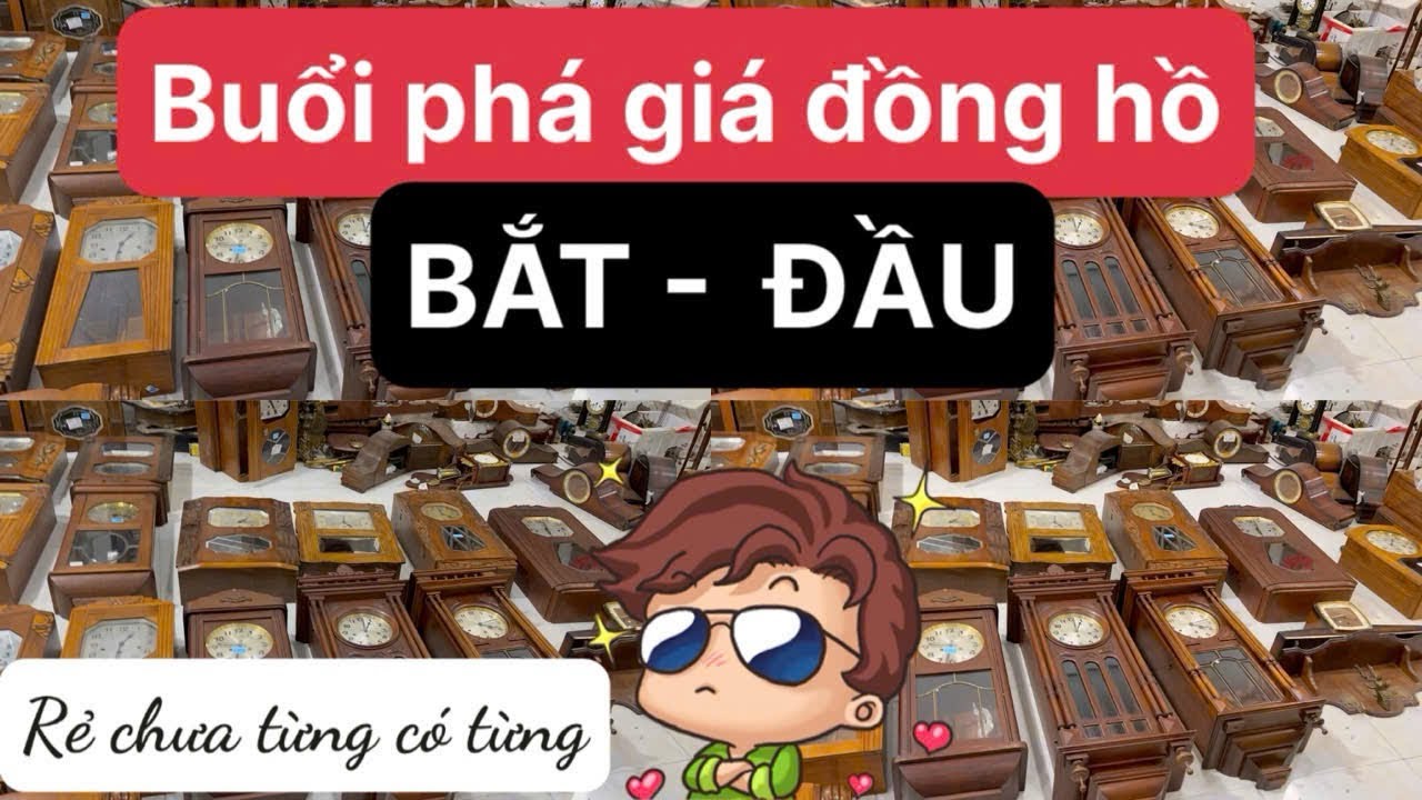 Buổi phá giá đồng hồ xin phép bắt đầu