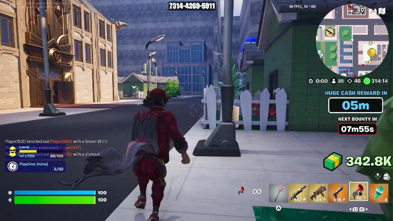 Huge fight 5v2 but some left when i was recording