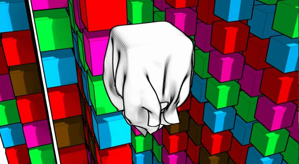 Falling cloth