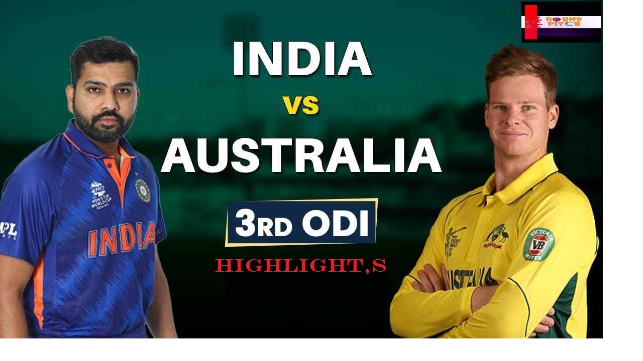 HIGHLIGHTS India Vs Australia, 3rd ODI - Chennai | #cricket #livecricketmatchtoday #livenews