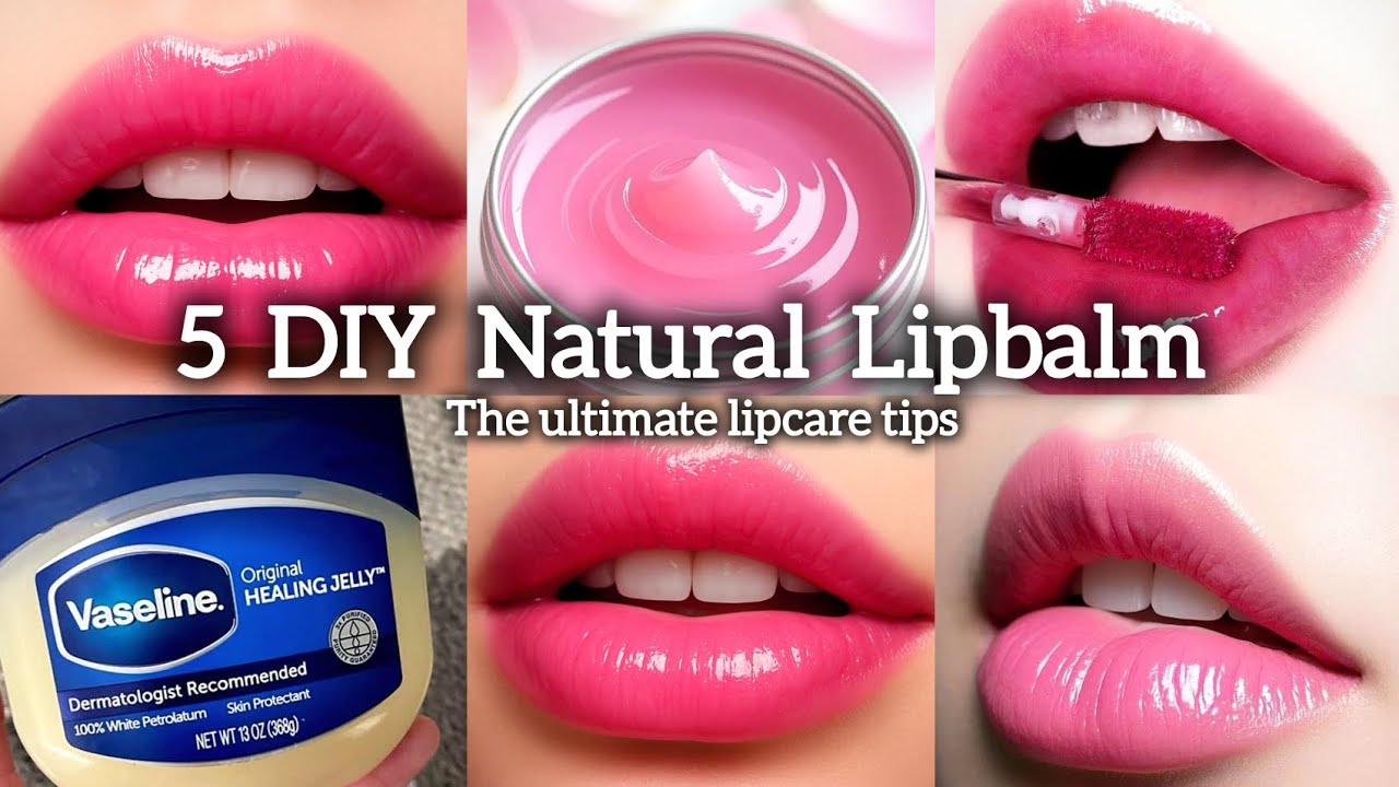 5 DIY Natural Lipbalm✨ Lip Care Tips
