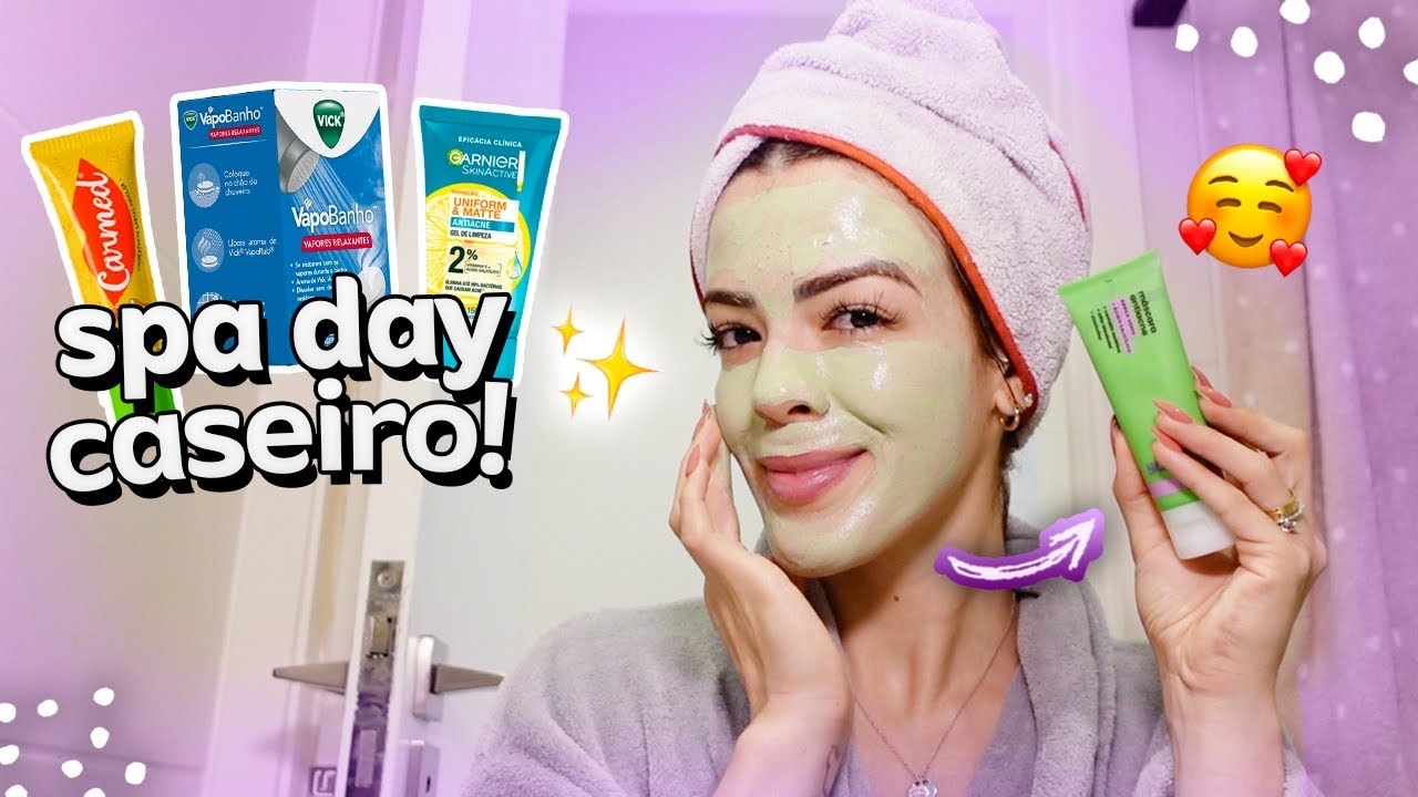 SPA DAY COMPLETO EM CASA RENOVADOR | skin care, cabelo, cuidados