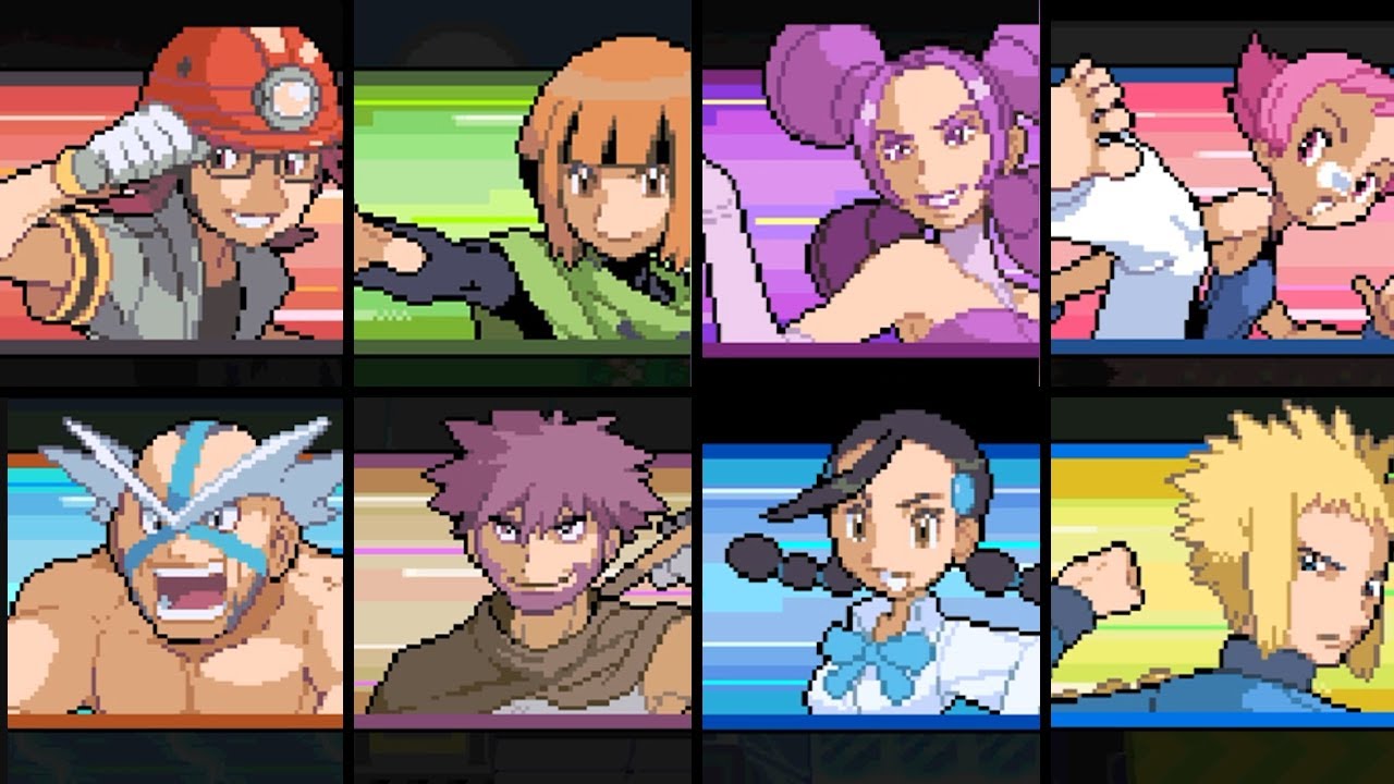 Pokemon Platinum - All Gym Leaders (Sinnoh League)