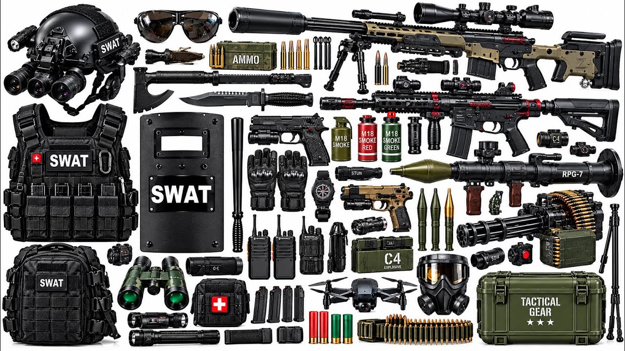 Unboxing mysterious toy boxes, reviewing and collecting soft-bullet guns, Gatling guns, and Bazookas