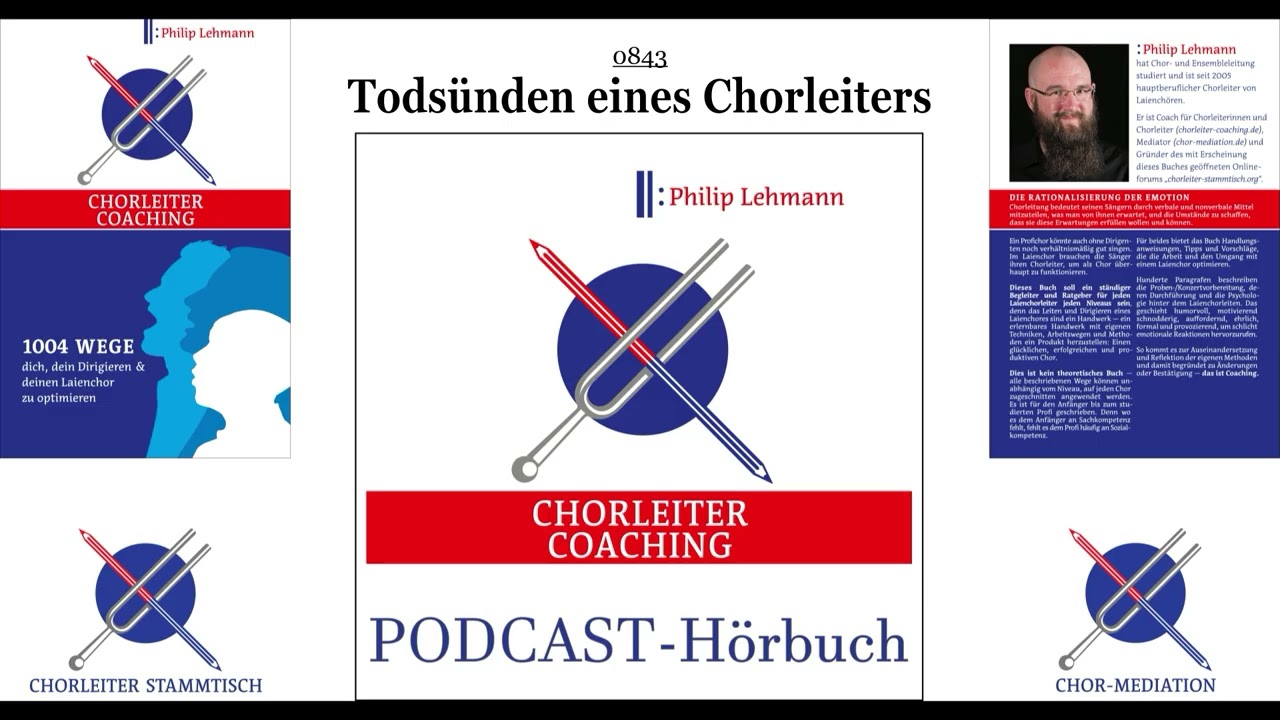 843 Todsünden eines Chorleiters (Chorleiter-Coaching-Podcast)