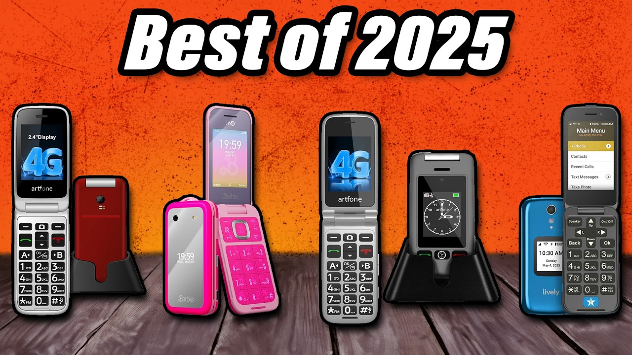7 Best Flip Phones For Seniors 2026 - Budget, Heavy-Duty, Waterproof & Barbie!