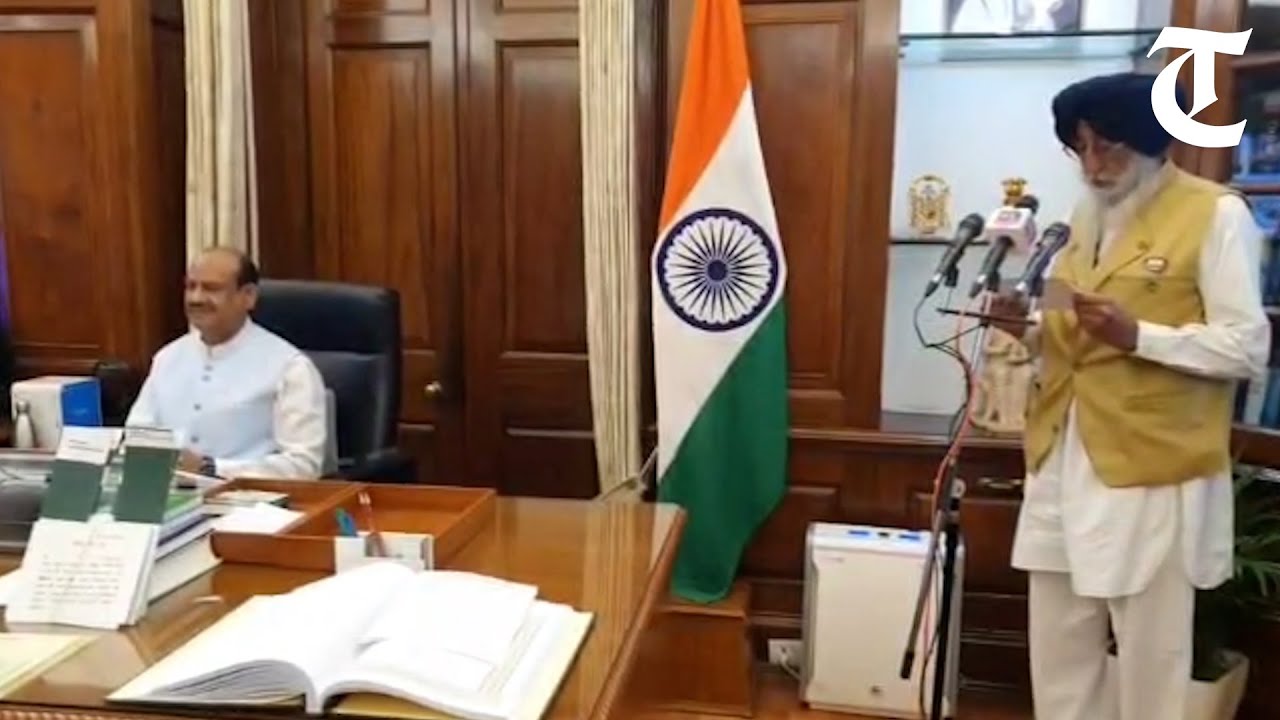 Simranjit Singh Mann takes oath as Sangrur MP in Speaker Om Birla’s office