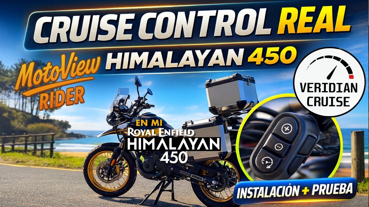 Himalayan 450: ¡Ahora con Control de Crucero! Instalo el Veridian Cruise.