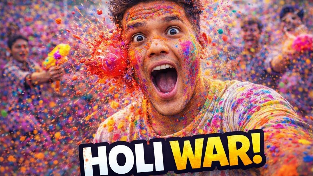 Meri Holi Subah Se Raat Tak 😱