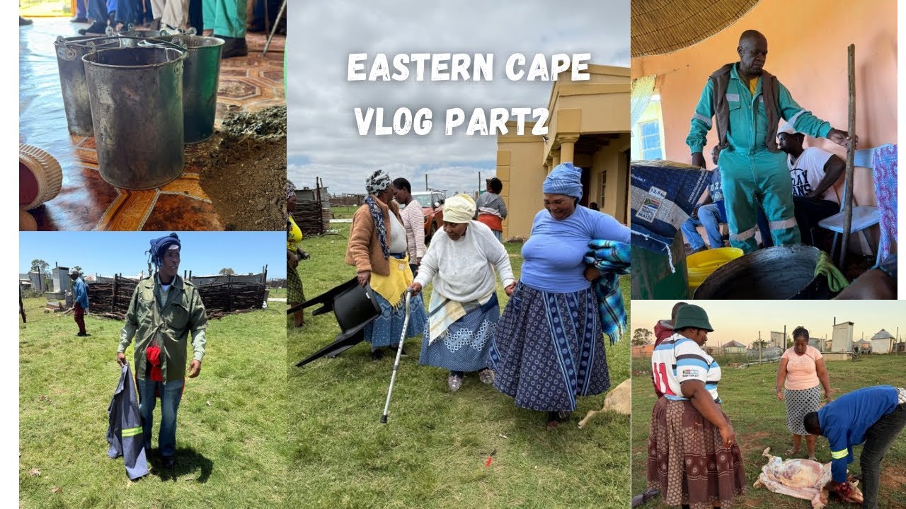 Raw Eastern Cape vlog part2: 2 days traditional ceremony(uchithwa kwe mpahla nokhululwa kwe zila)